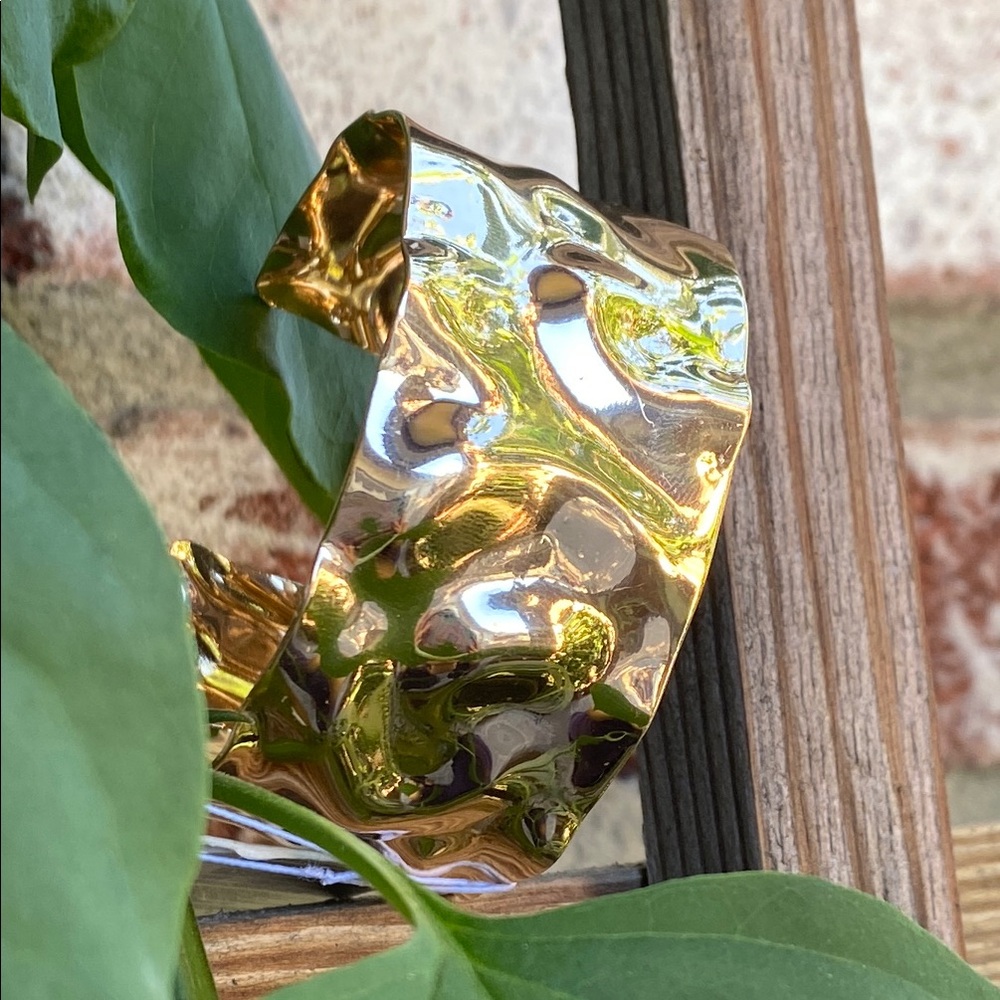 Chunky Shiny🌞✨Golden Cuff Bracelet